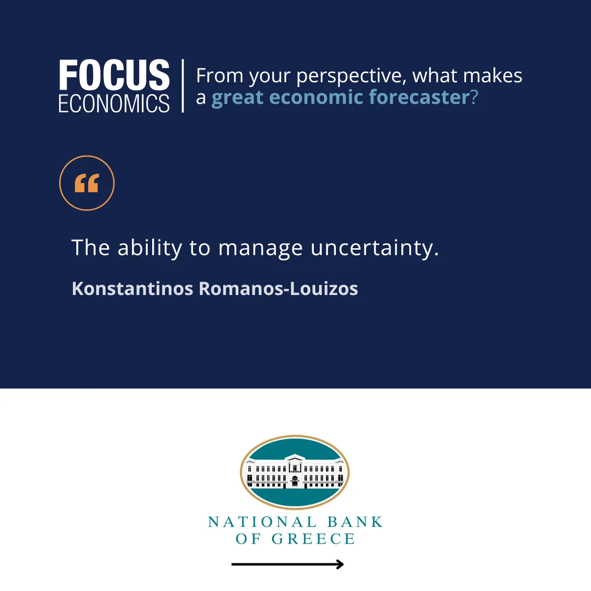 FocusEconomics quarterly social carousel, slide 3